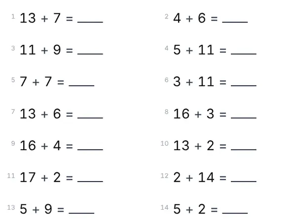 Example: Addition
