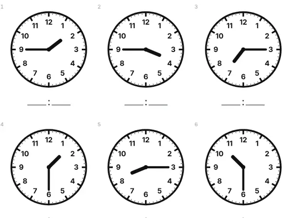 Esempio: Leggere l’orologio